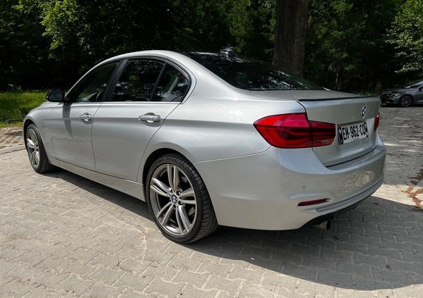 BMW Seria 3 cena 58600 przebieg: 170000, rok produkcji 2017 z Rzeszów małe 79